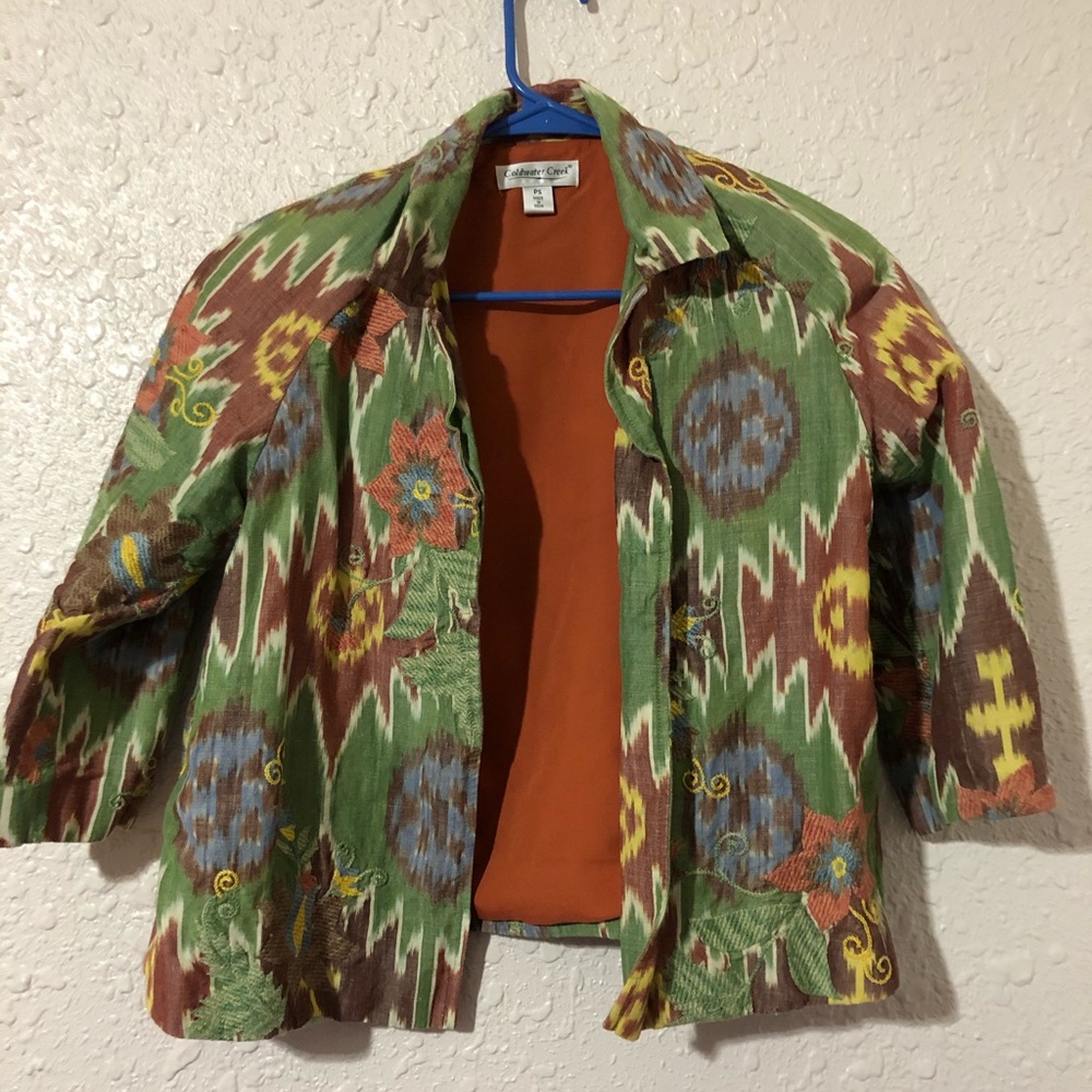 Vintage Coldwater Creek blazer size ps